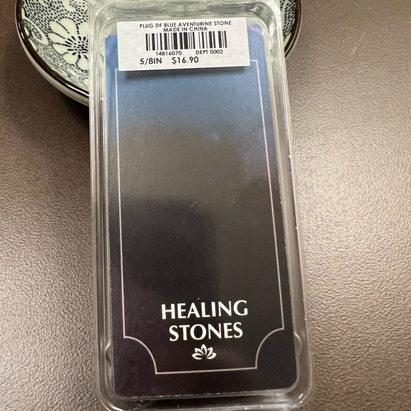 NIP Healing Stones Blue Aventurine 5/8in Plugs - Picture 6 of 6